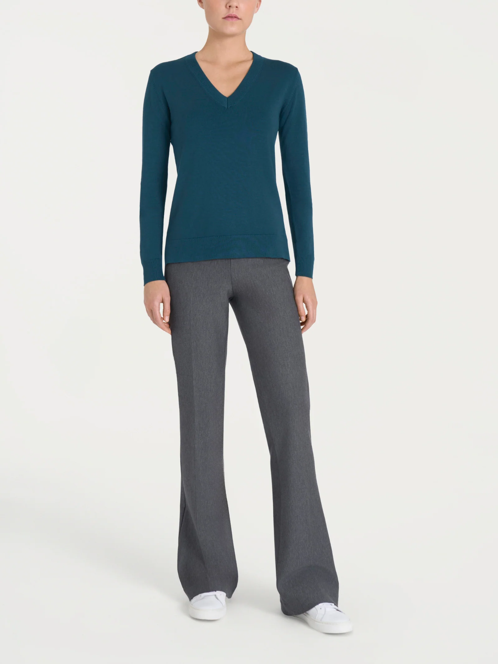 Maglia con scollo a V Four Seasons - Plum Perfect - Image 4