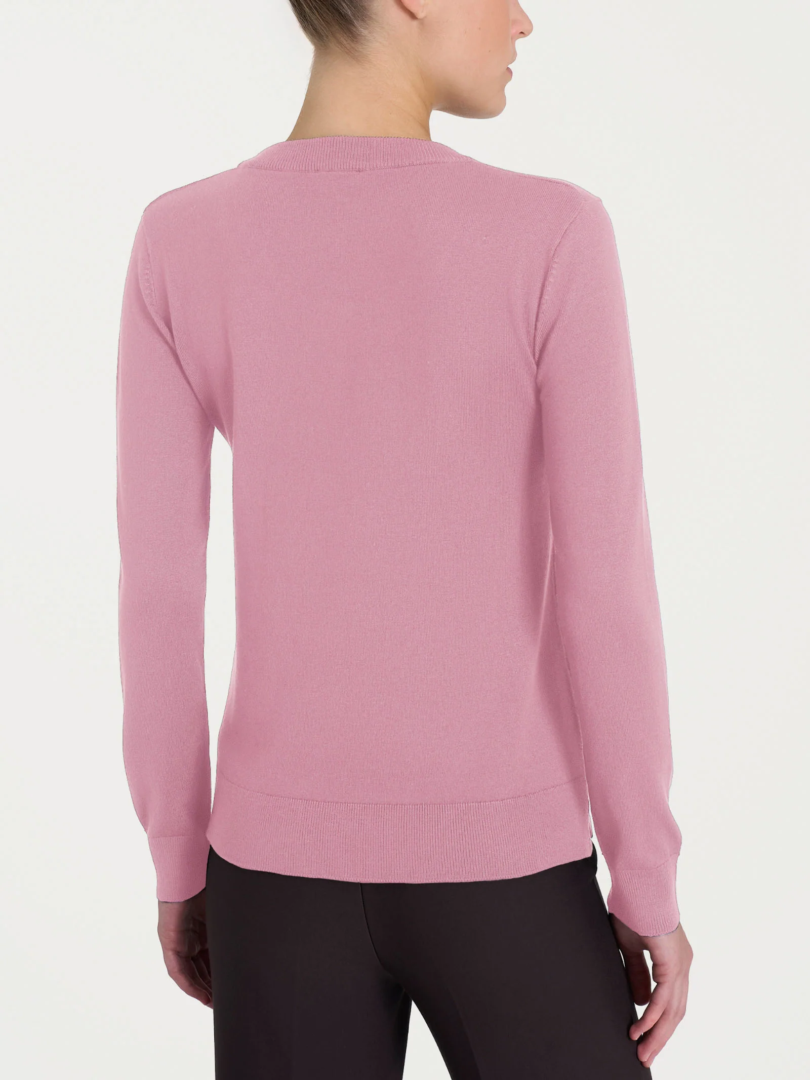 Maglia con scollo madonna Four Seasons - Lilas - Image 2