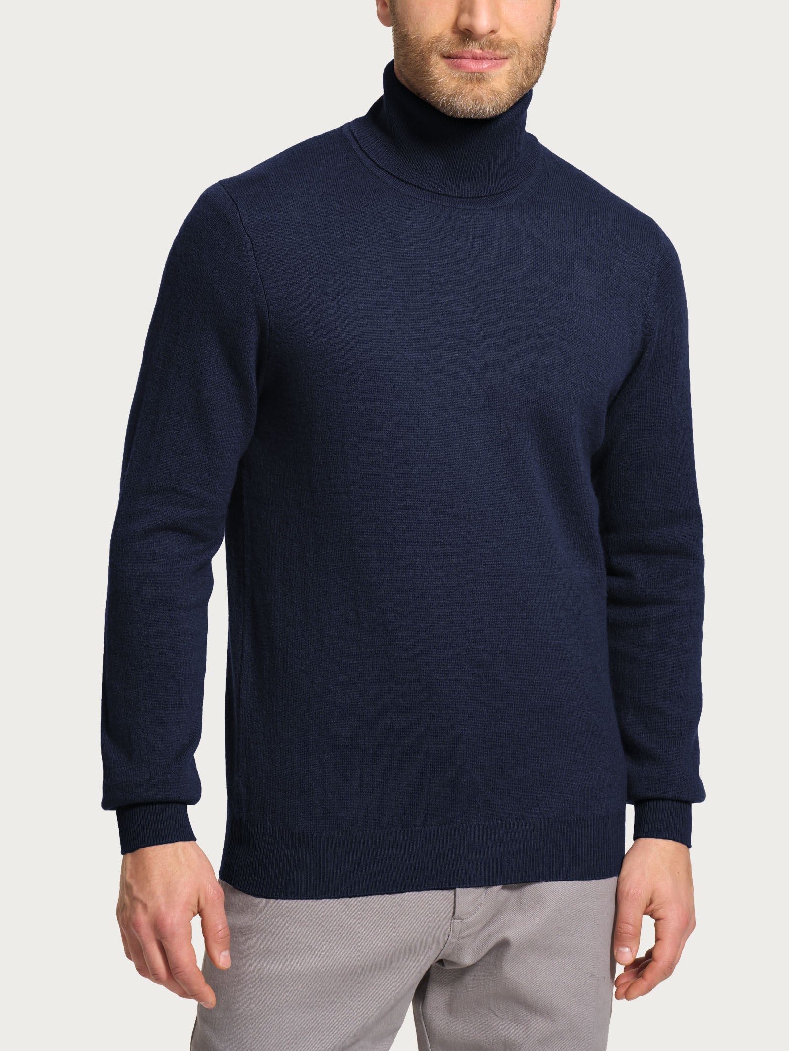 Maglia dolcevita in tessuto Cashmerino - Outer Space