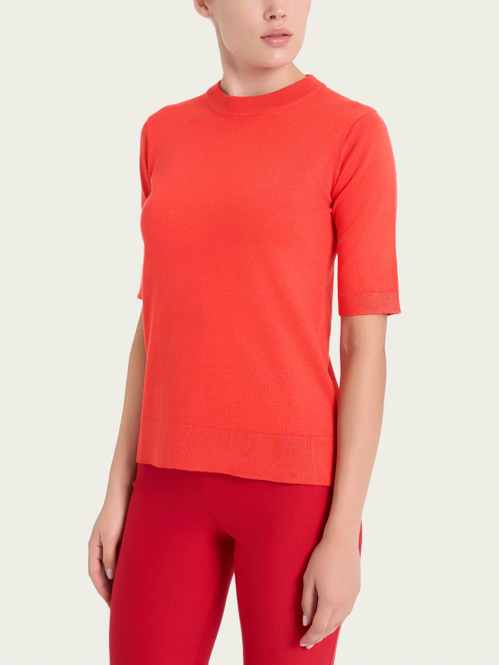 Maglia girocollo a manica corta Four Seasons - Cayenne