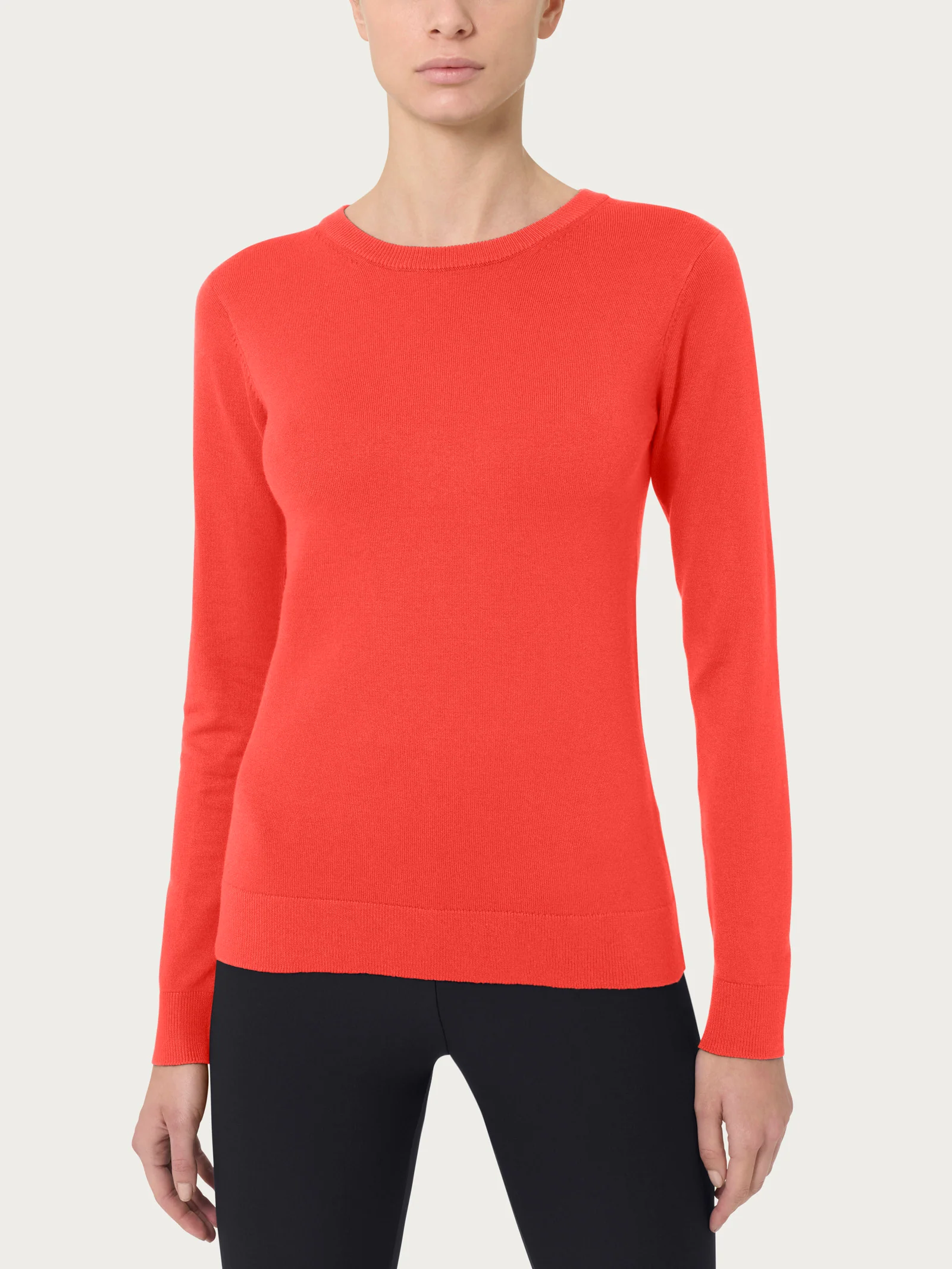 Maglia girocollo a manica lunga Four Seasons - Cayenne
