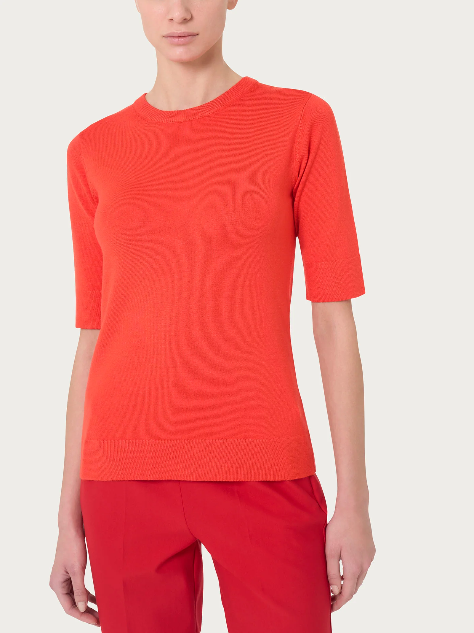 Maglia girocollo con manica corta Four Seasons - Cayenne