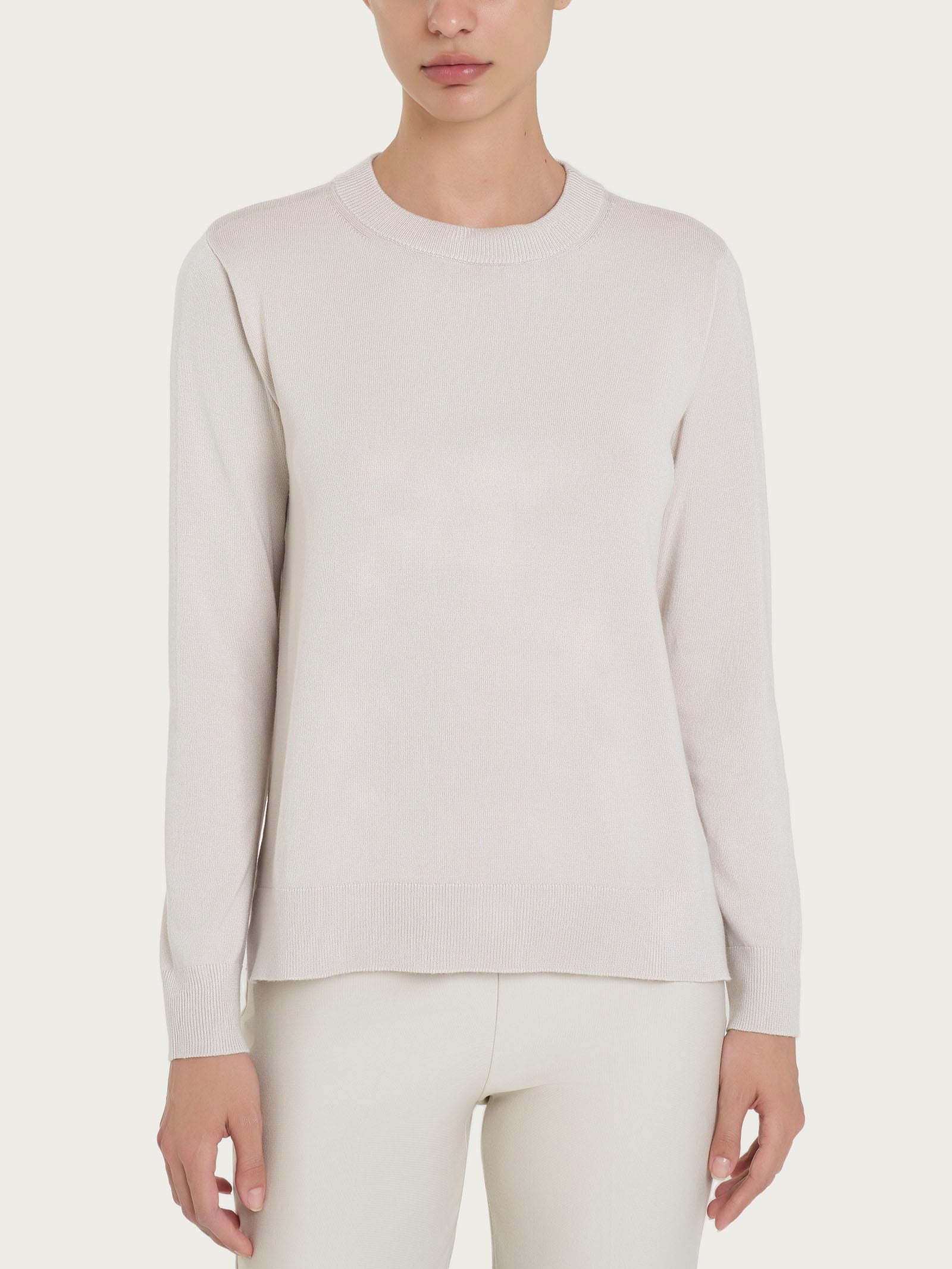 Maglia girocollo Four Seasons - Champignon