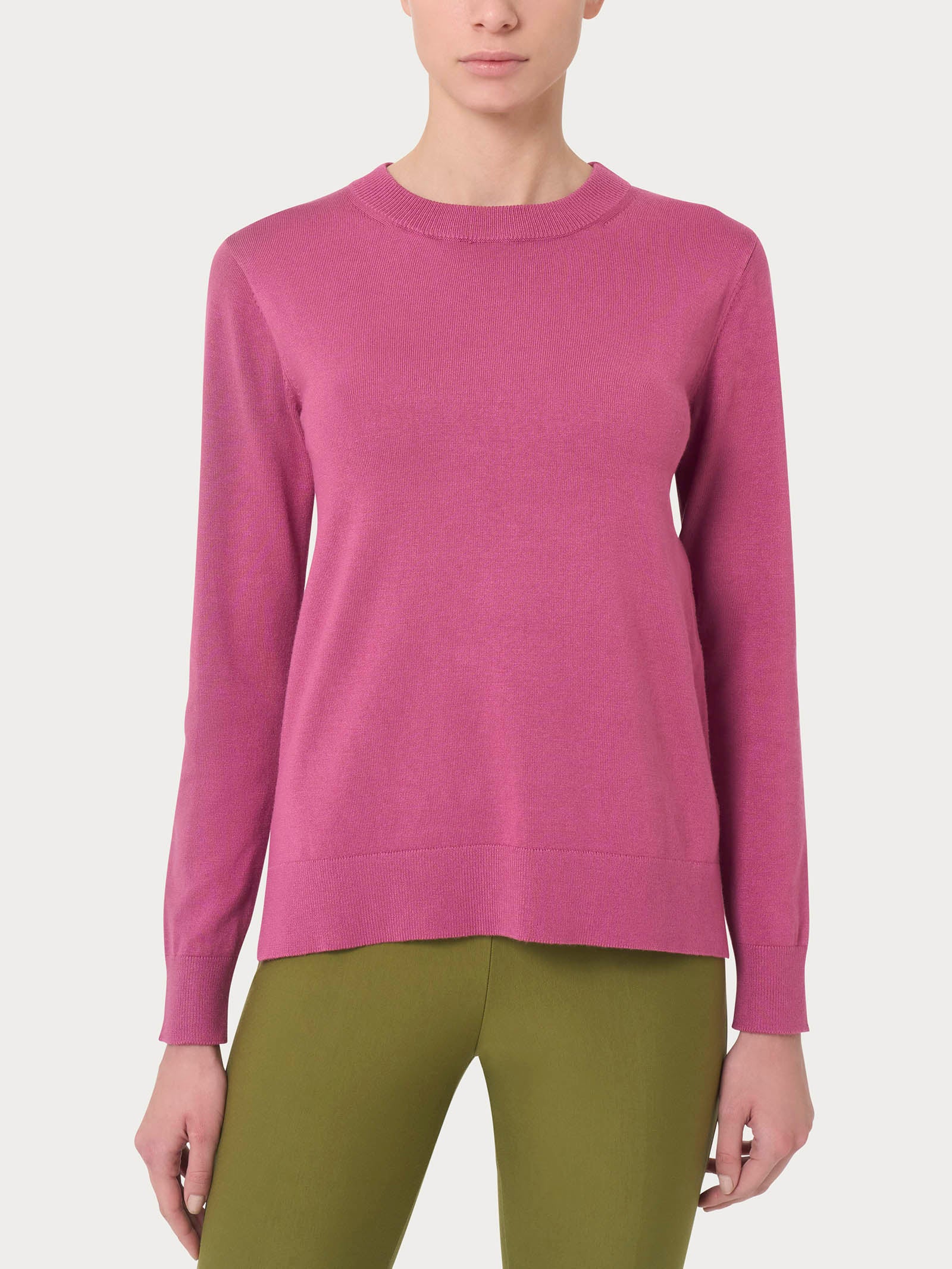 Maglia girocollo Four Seasons - Red Violet