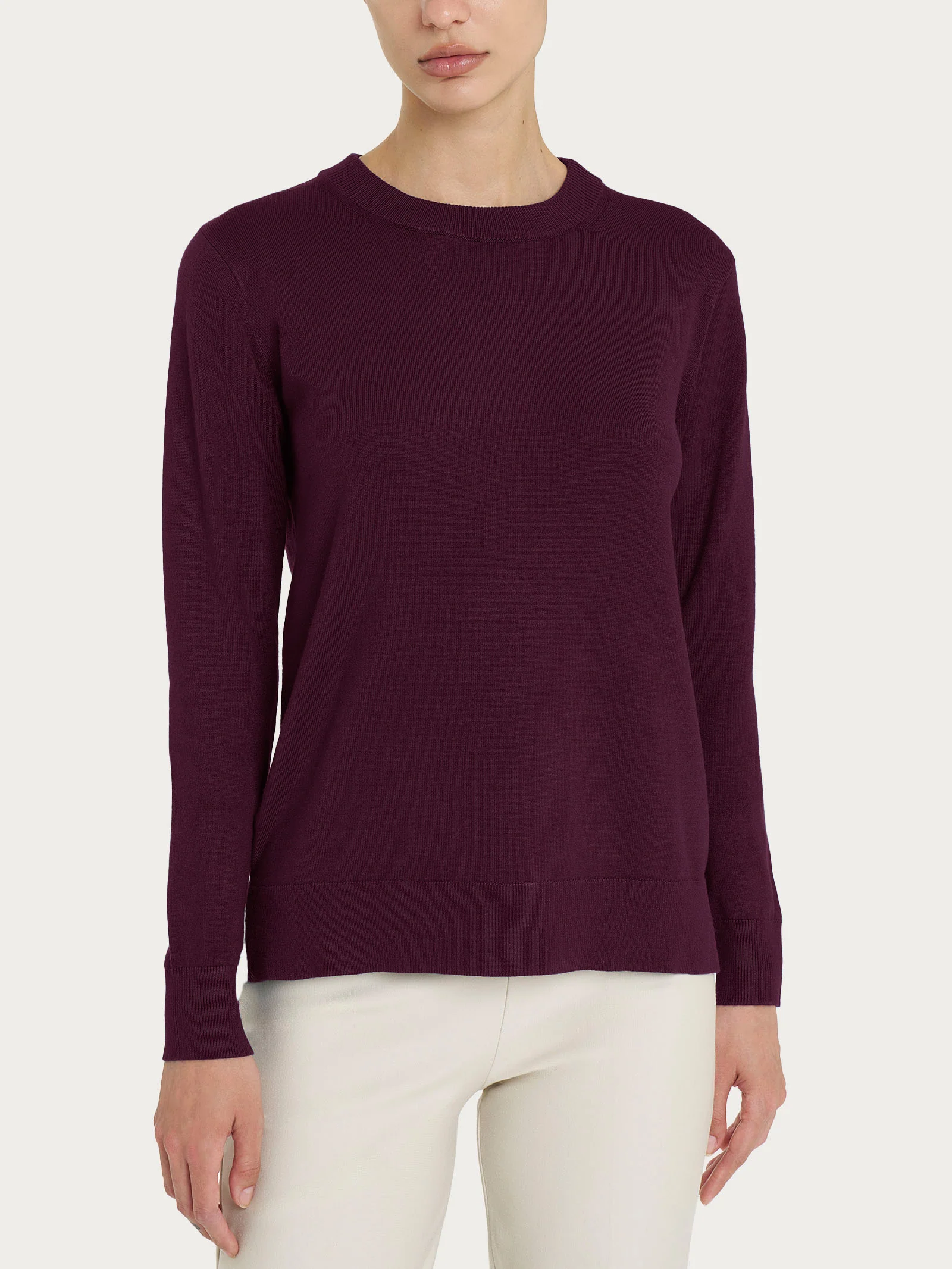 Maglia girocollo Four Seasons - Fig