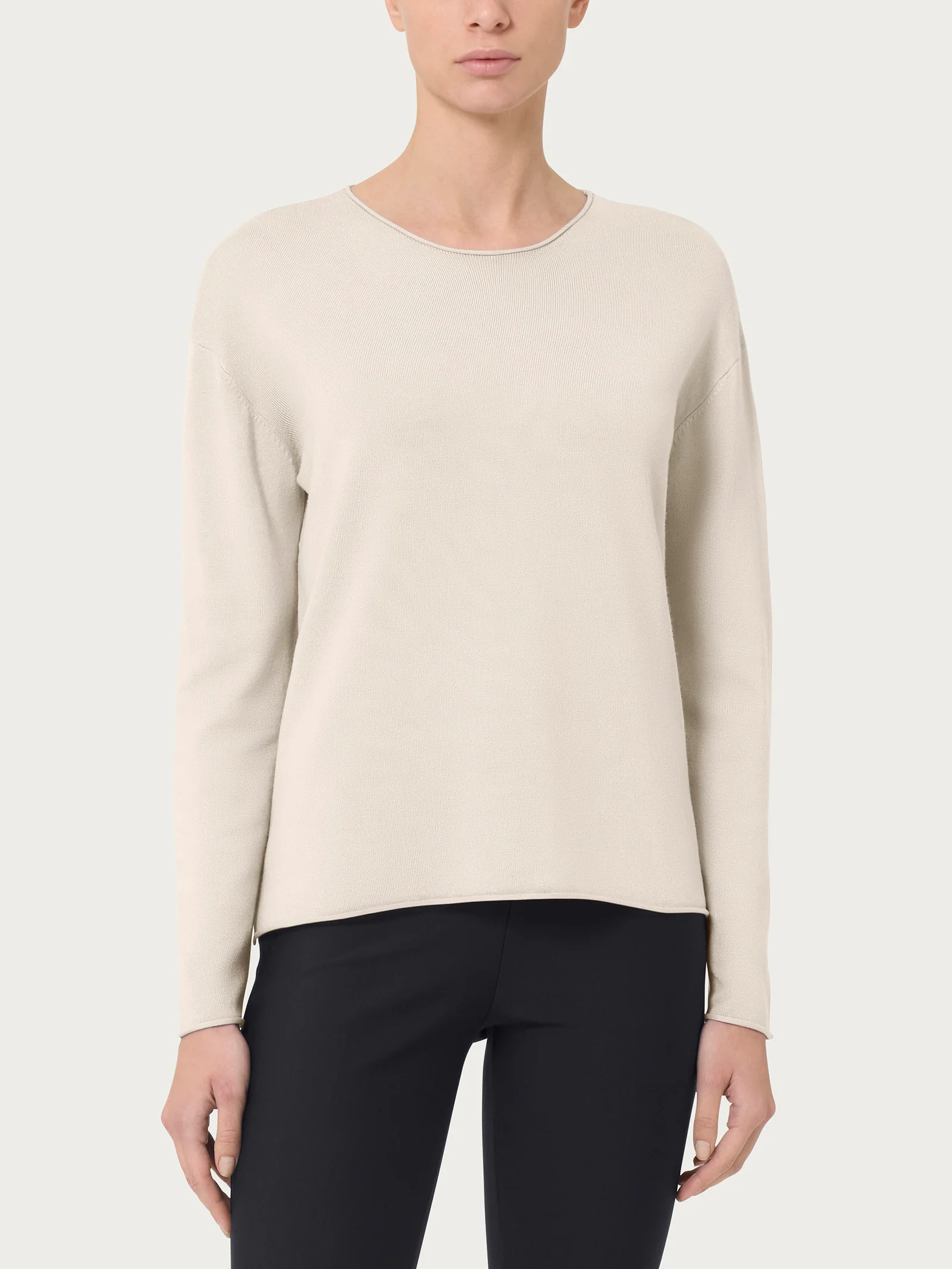Maglia girocollo Four Seasons - Champignon