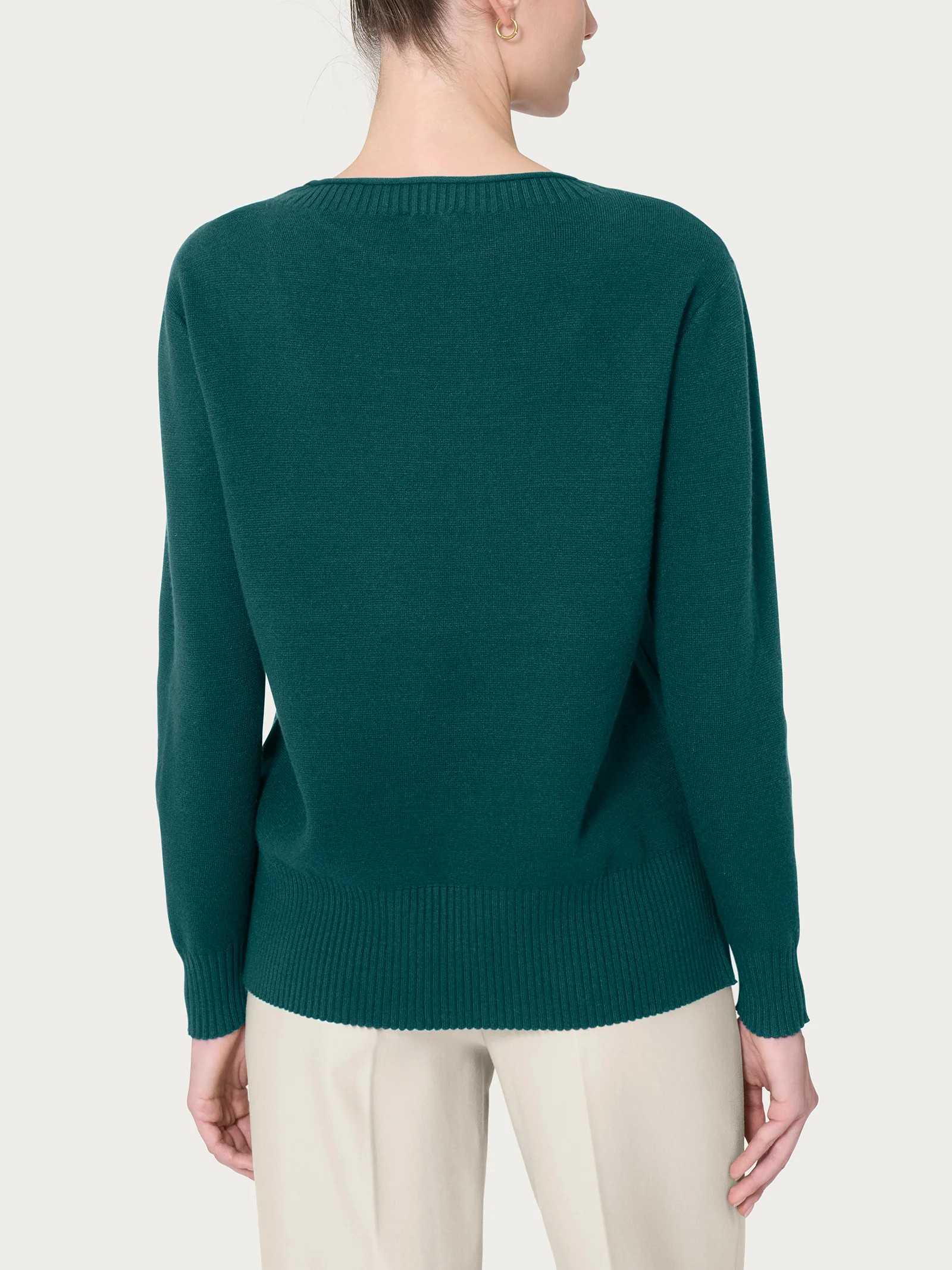 Maglia girocollo in Super Soft - Rain Forest - Image 2