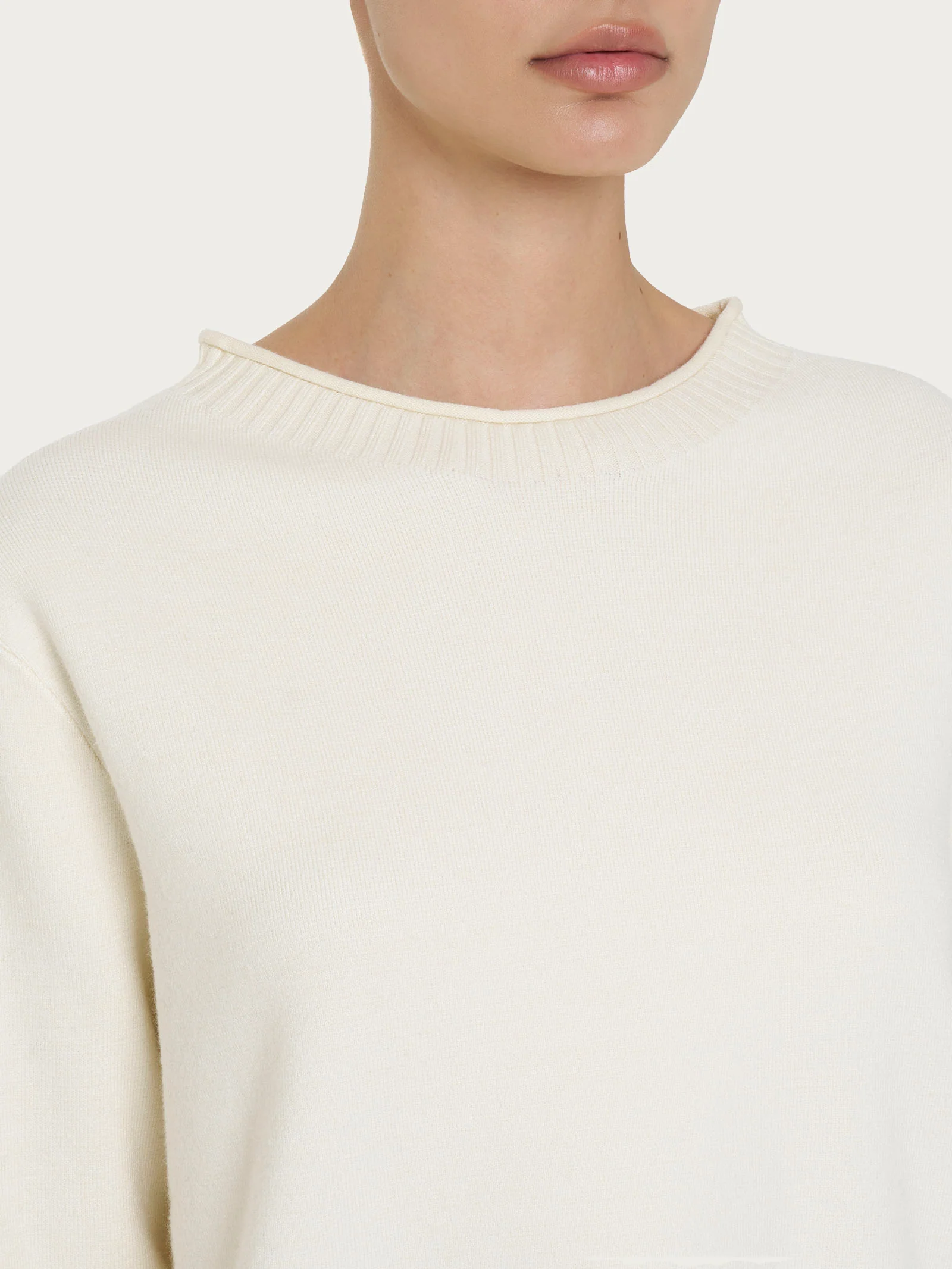 Maglia girocollo in Super Soft - Rain Forest - Image 3