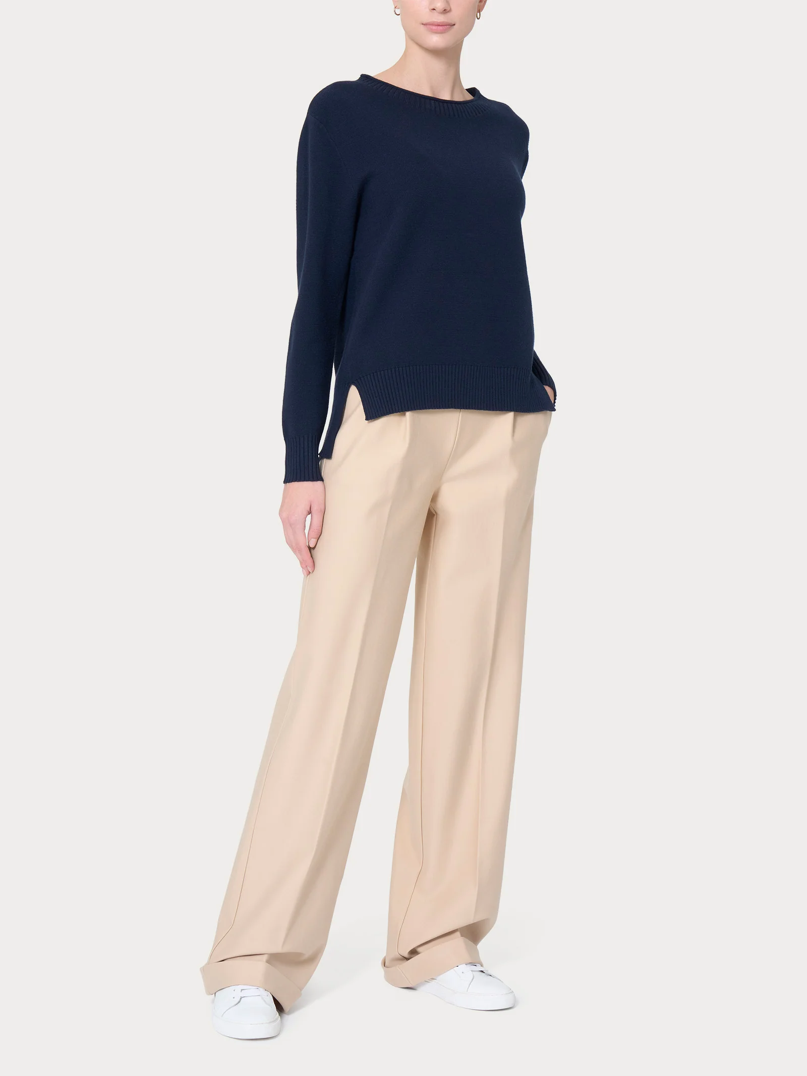 Maglia girocollo in Super Soft - Red Violet - Image 4