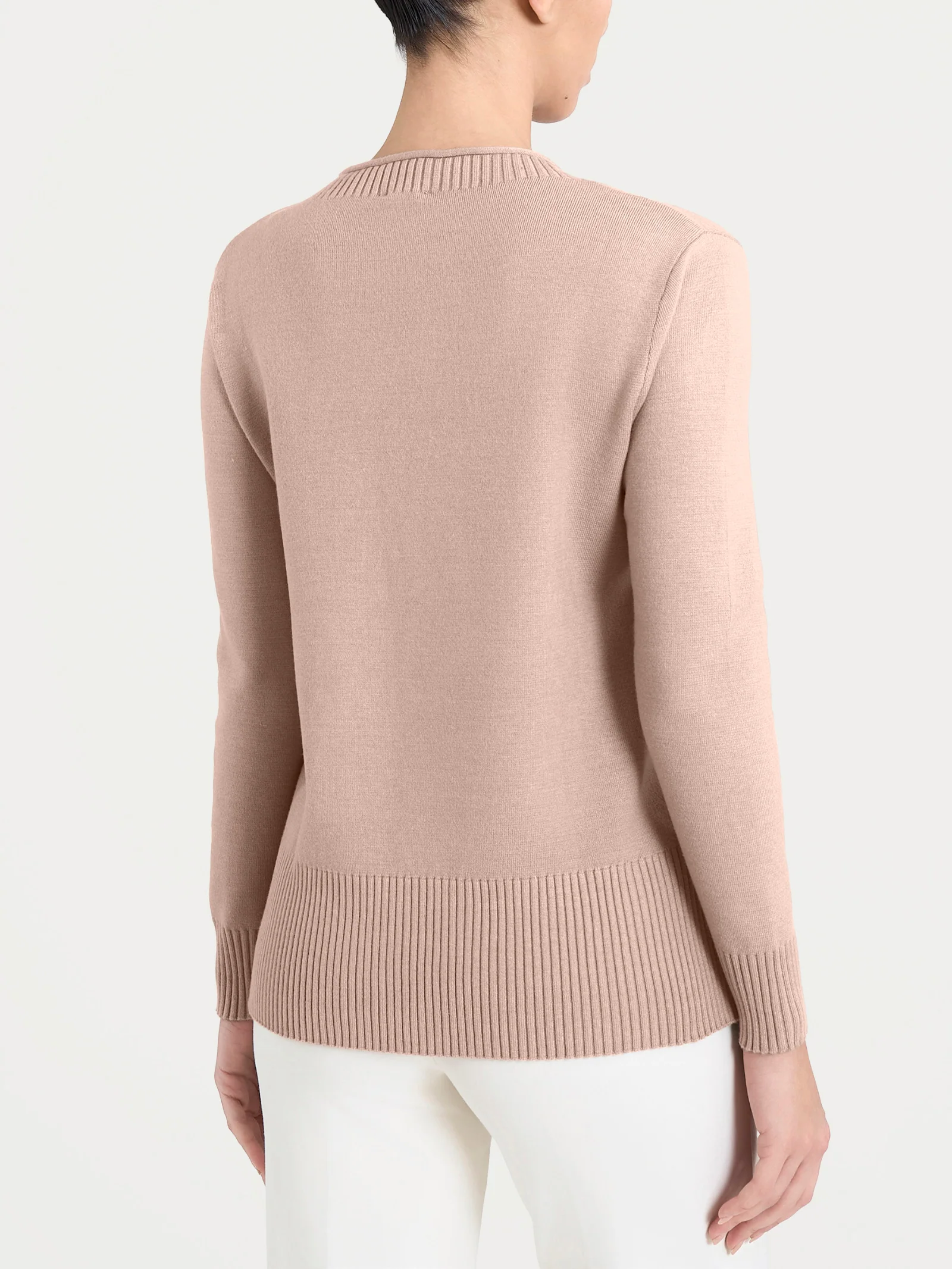 Maglia girocollo in Super Soft - Cameo Rose - Image 2