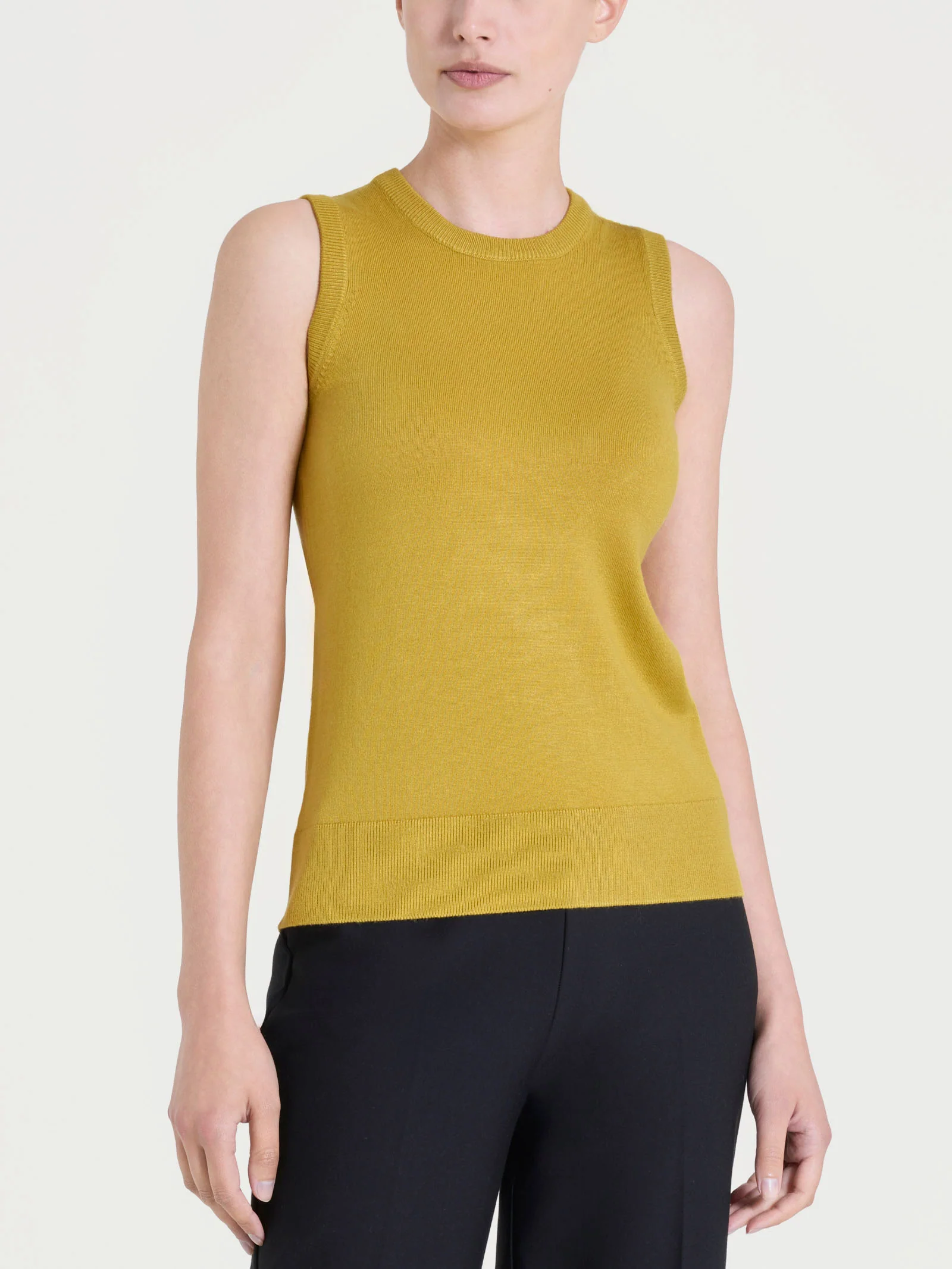 Maglia smanicata Four Seasons - Oil Yellow