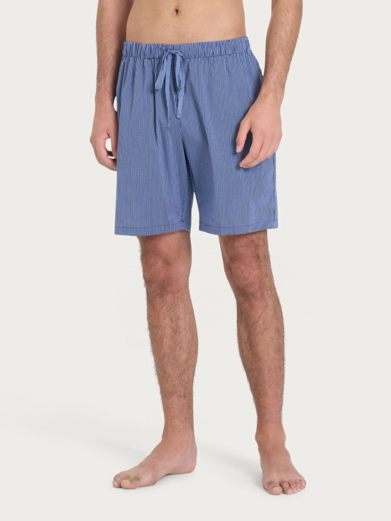 Pantaloncino corto in navetta di cotone - Fant. Naval Academy Quadretti