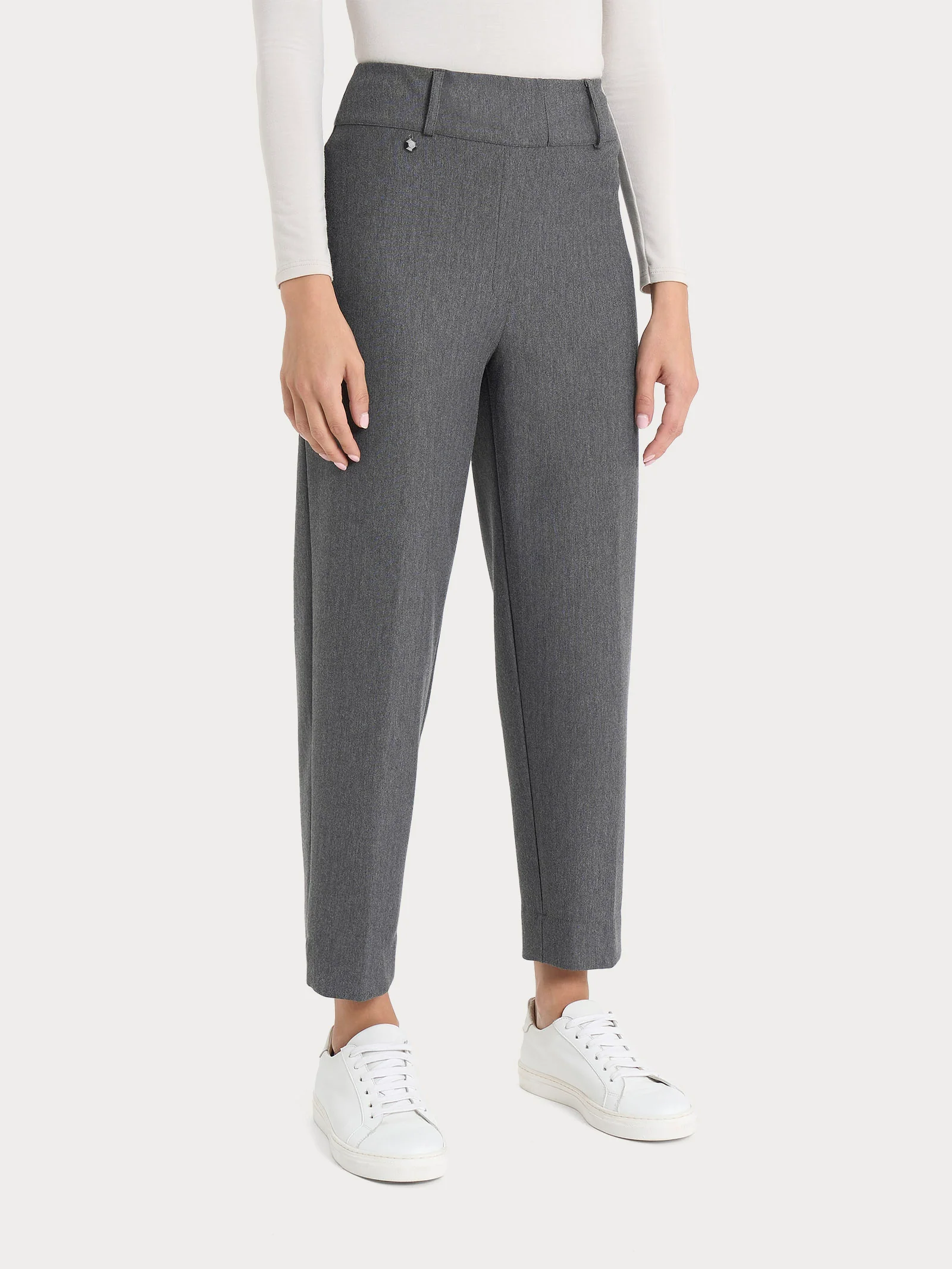 Pantalone a carota in Compact - Ardesia Mel.