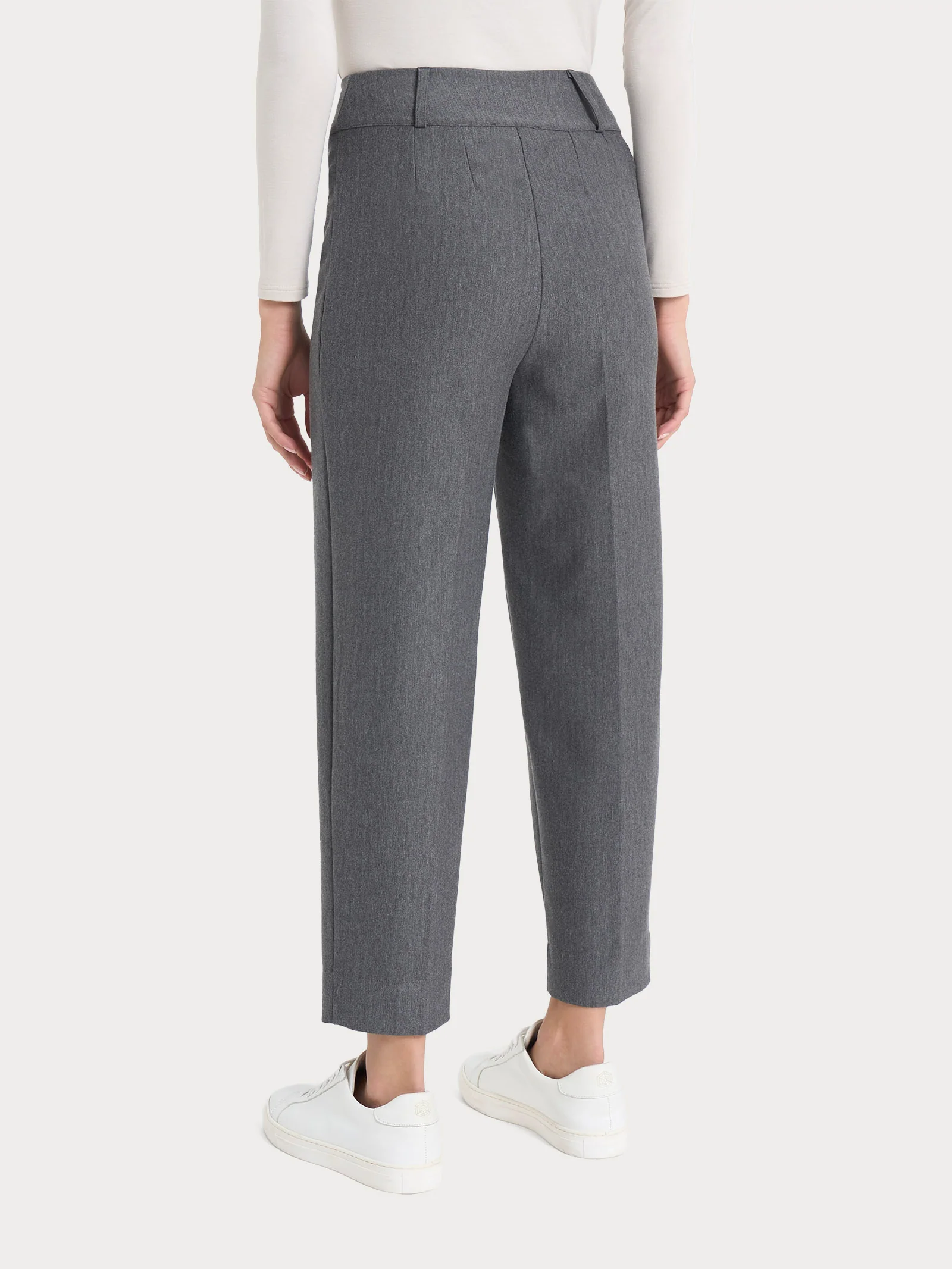 Pantalone a carota in Compact - Ardesia Mel. - Image 2