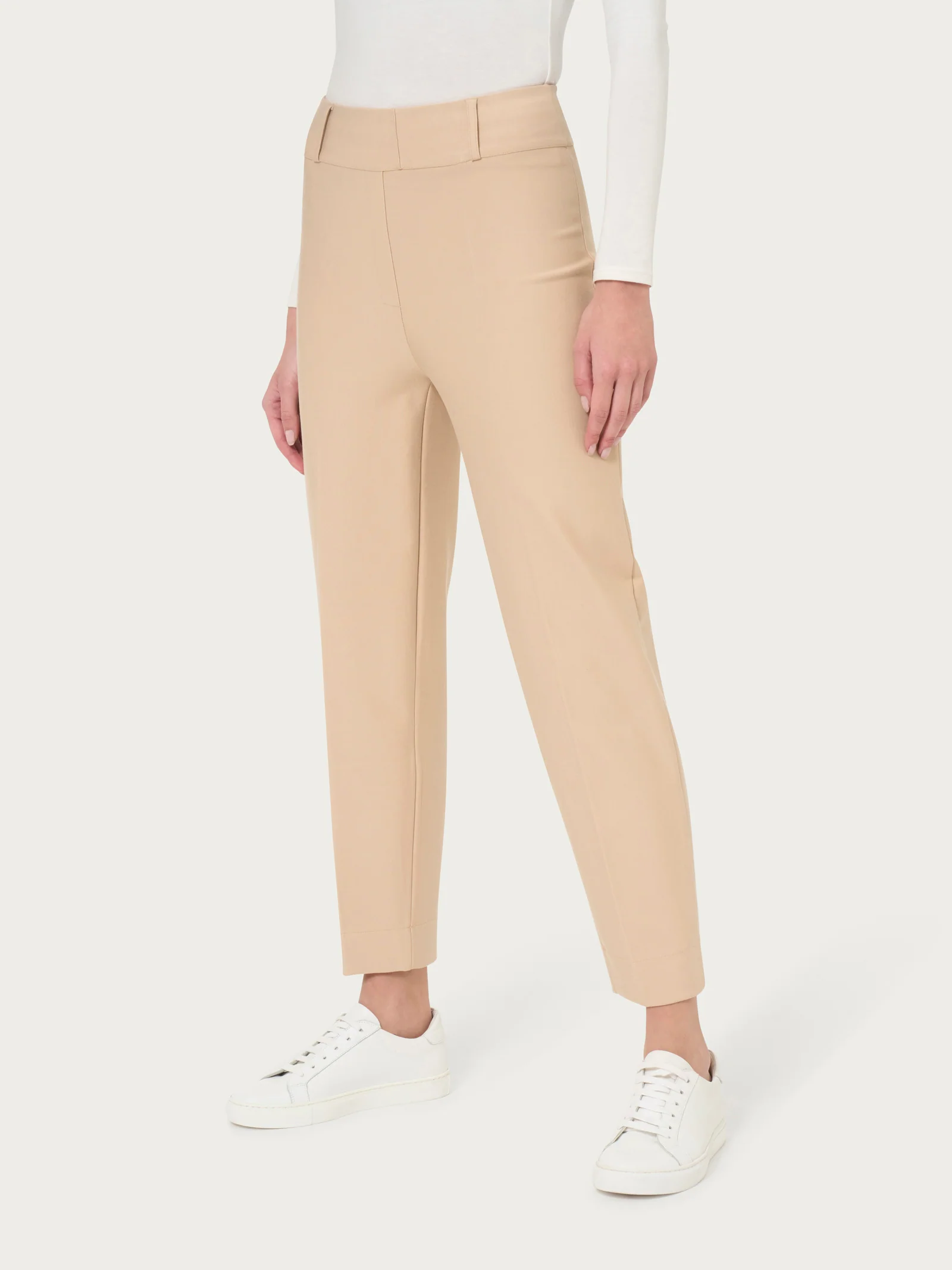 Pantalone a carota in Compact - Irish Cream