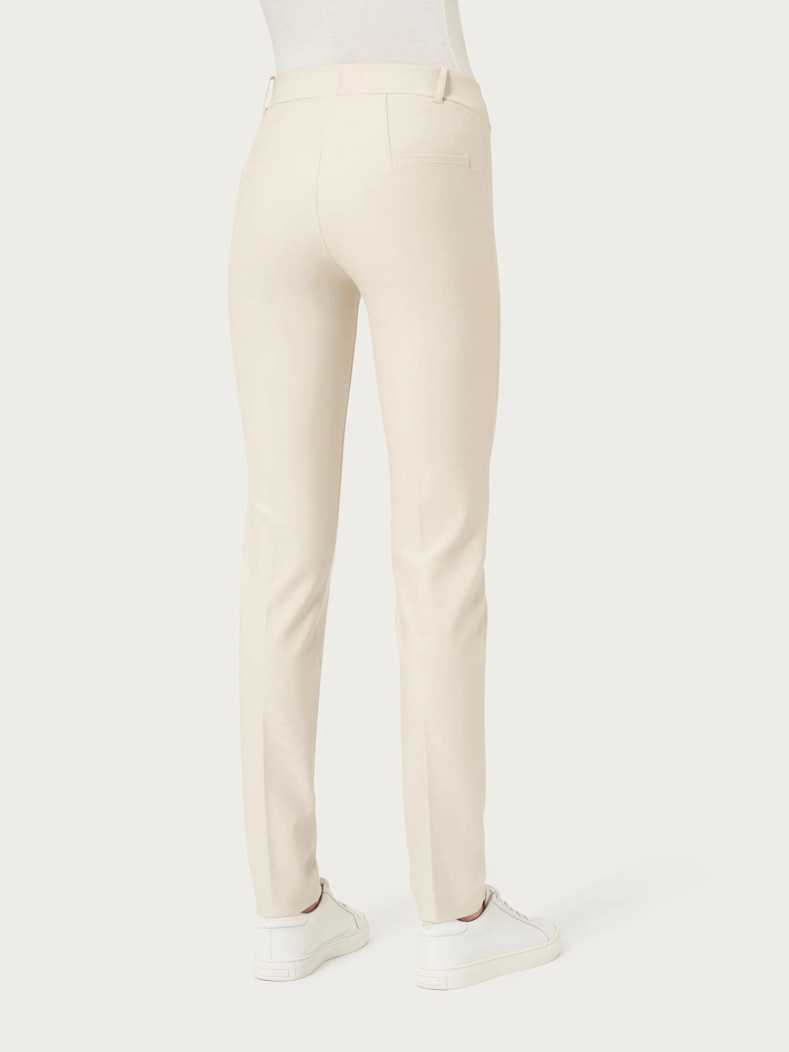 Pantalone a sigaretta in Compact - Champignon - Image 2