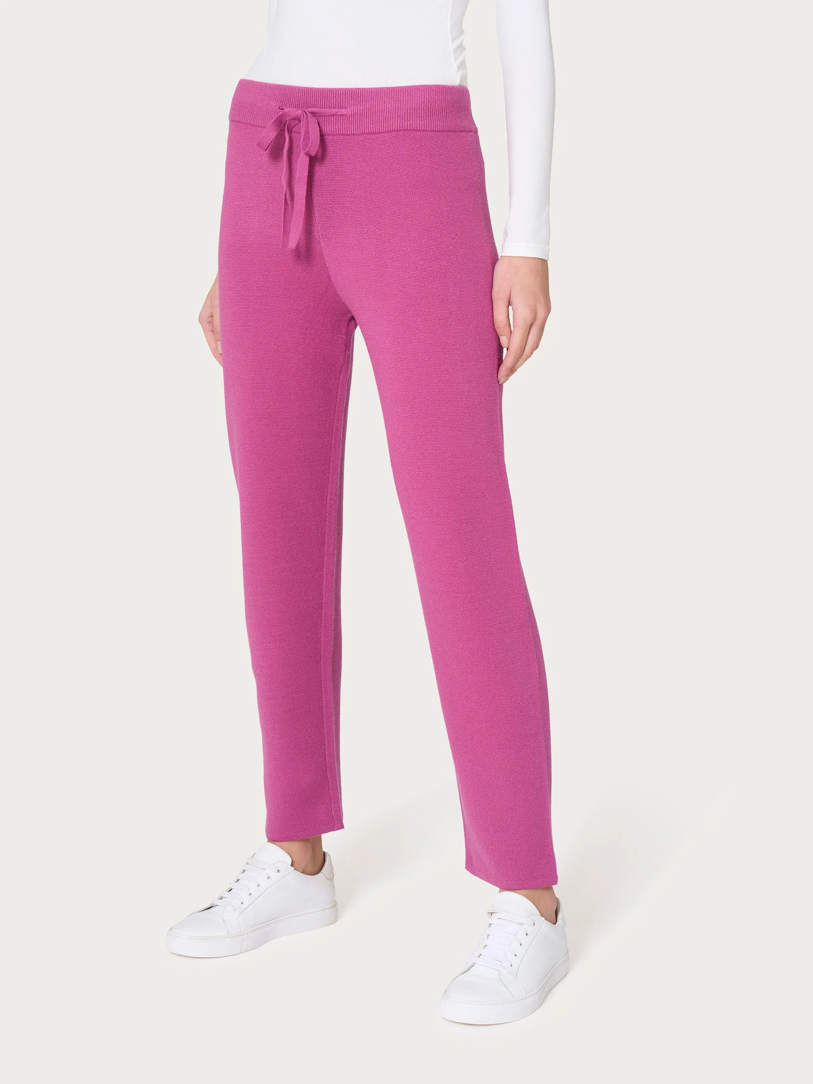 Pantalone a sigaretta in Super Soft - Red Violet
