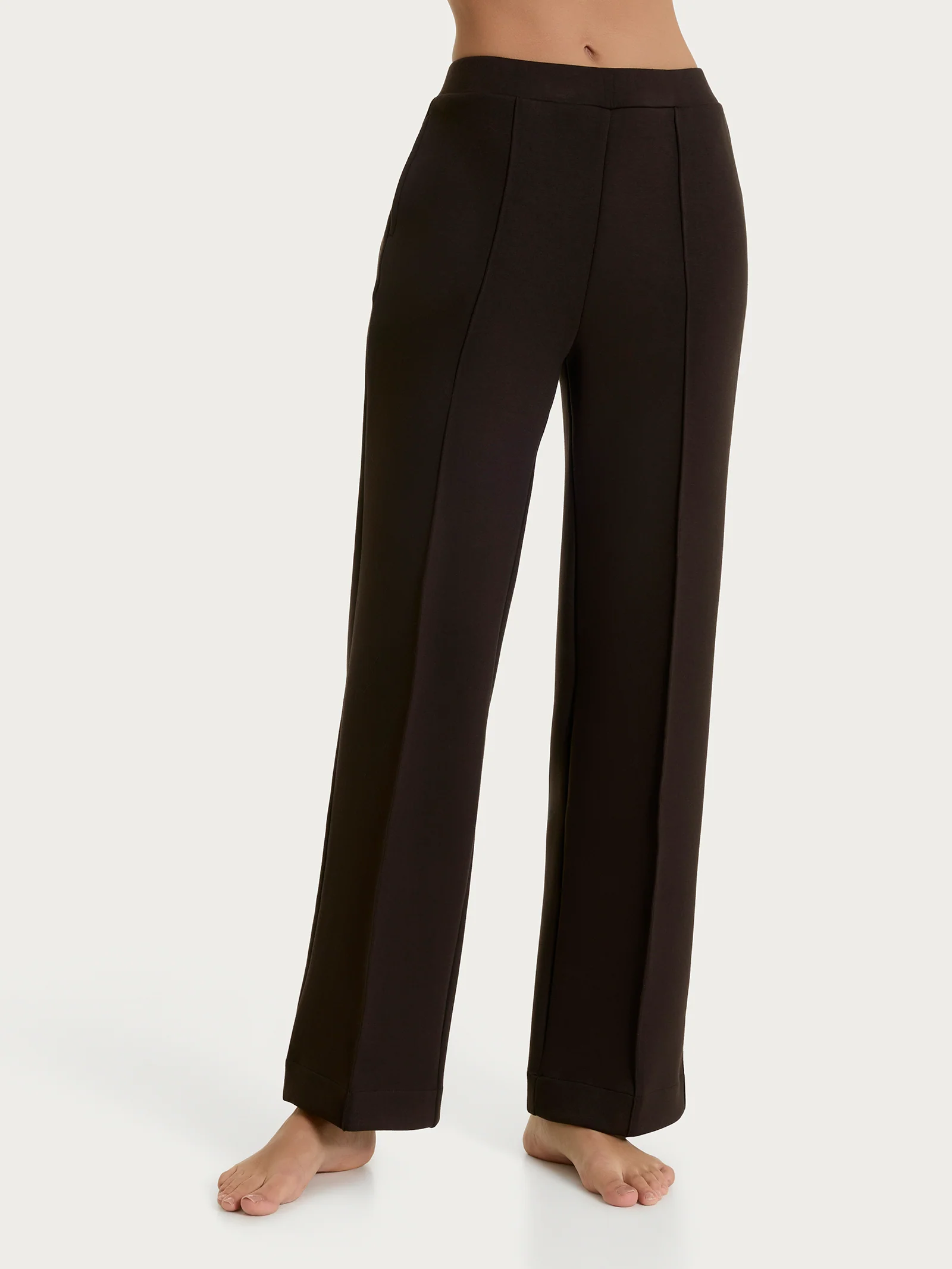 Pantalone ampio con tasche in Scuba - Chocolate Torte