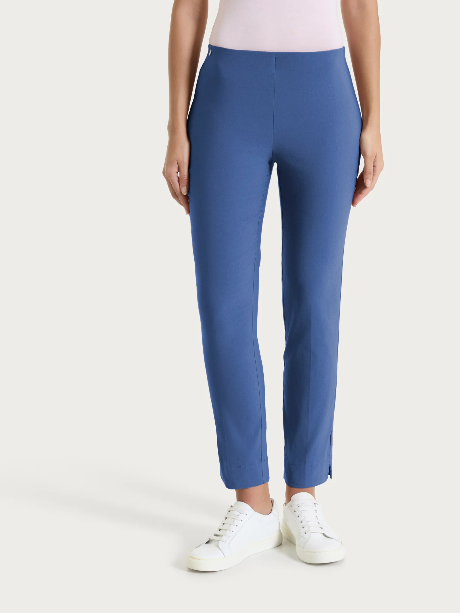 Pantalone capri con spacchetti in Linen Super Fresh - Oceana
