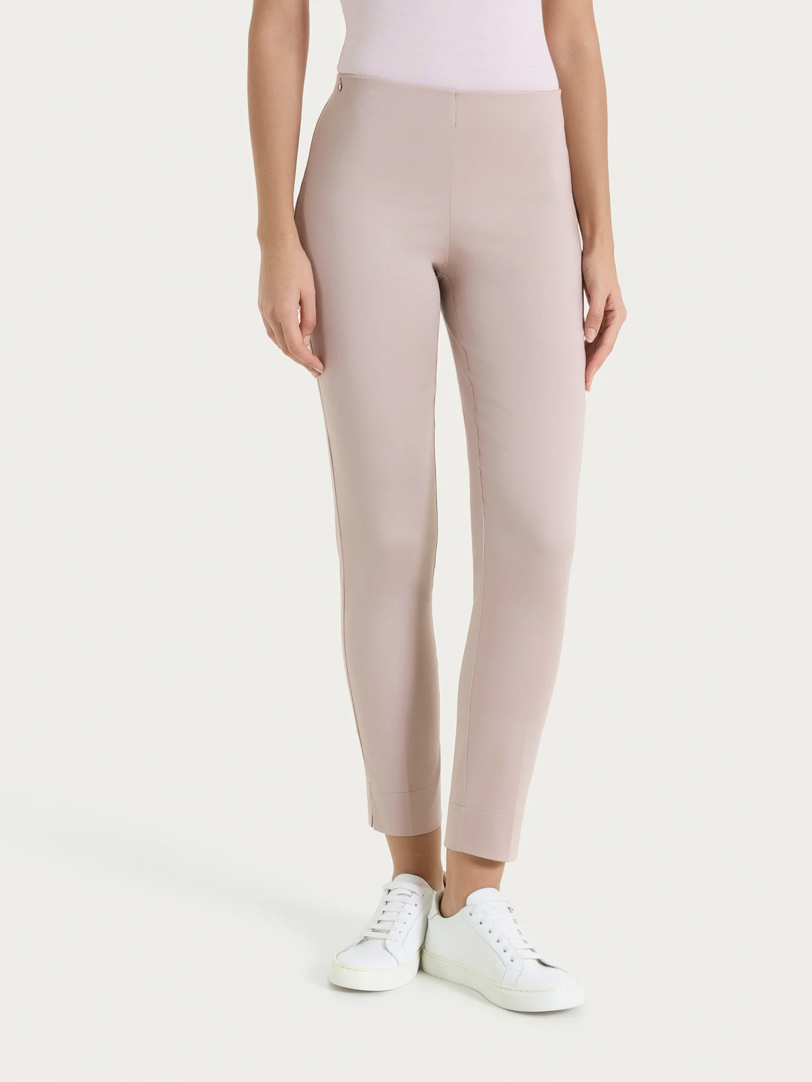 Pantalone capri con spacchetti in Satin Power - Sphinx