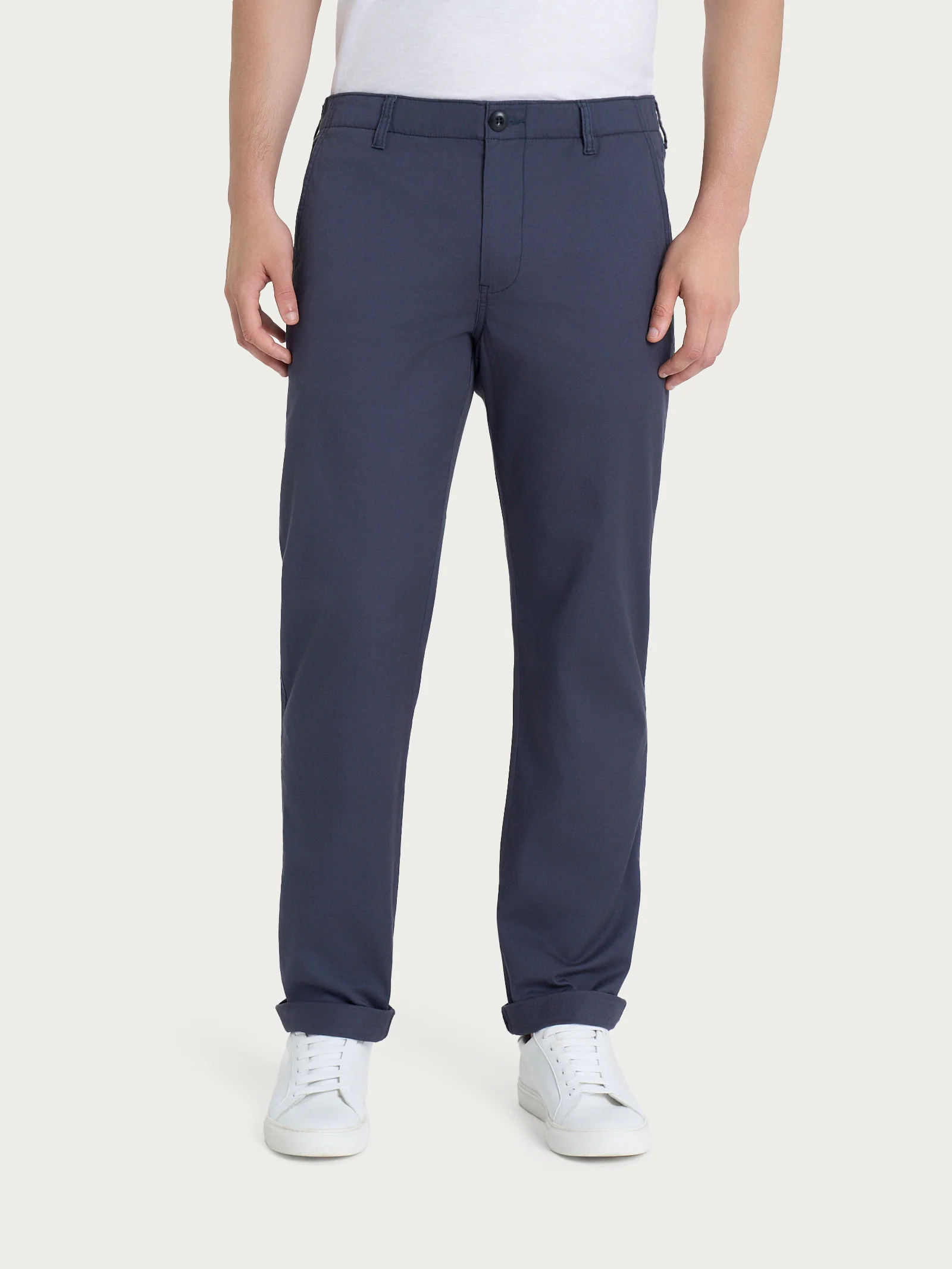 Pantalone Chino in Summer Twill - India Ink