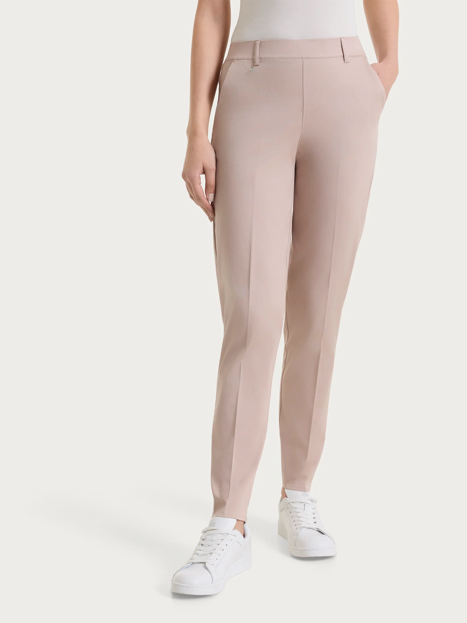 Pantalone chino slim con tasche in Satin Power - Sphinx