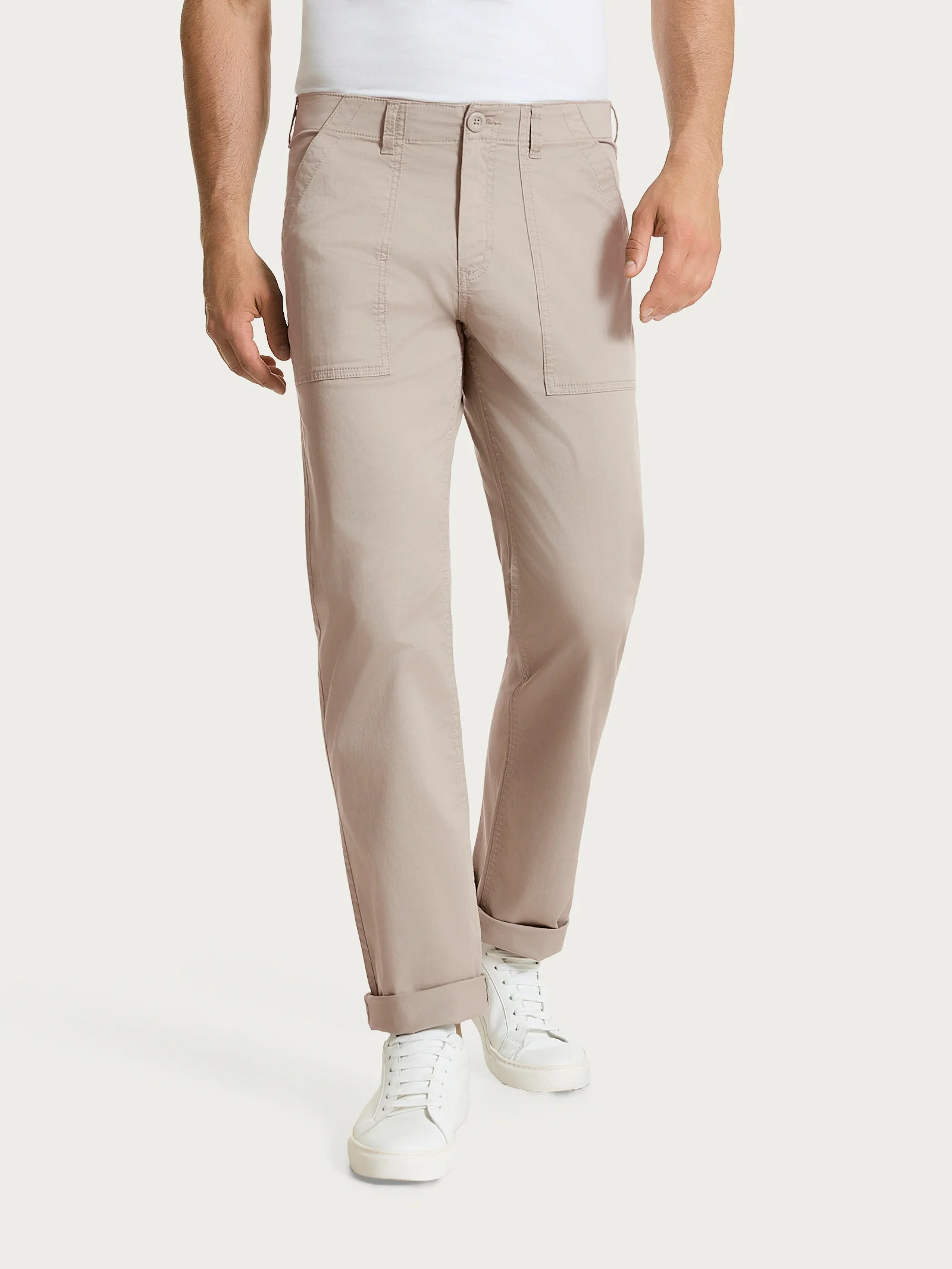 Pantalone Explorer in Heavy Duty Twill di Cotone - String - Image 2