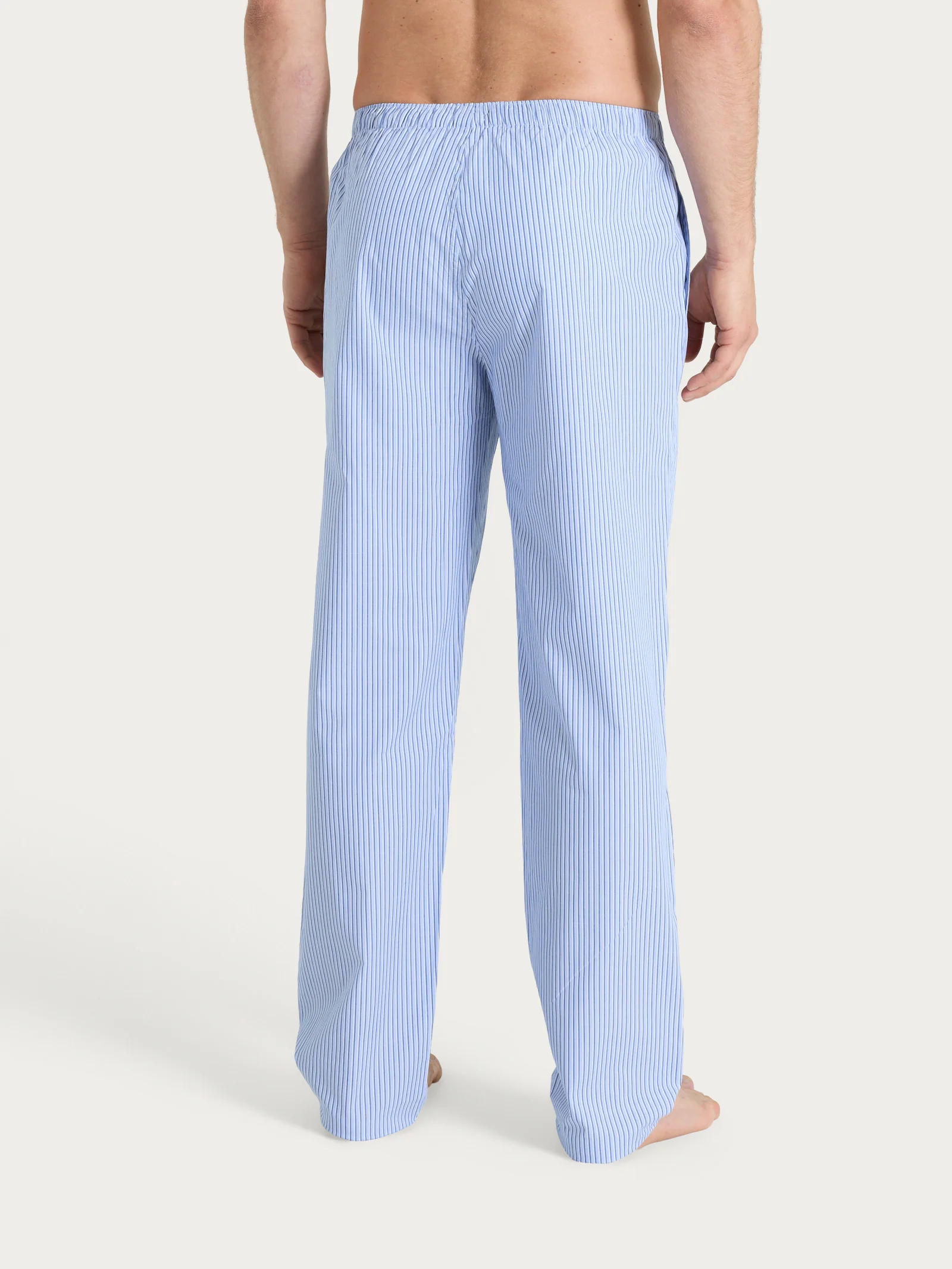 Pantalone in navetta di cotone - Fant. Skipper Blue - Image 2