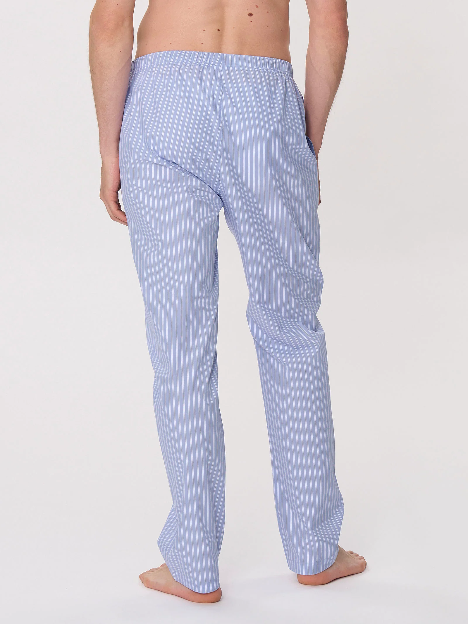 Pantalone in navetta di cotone - Fant. Lavender Lustre - Image 2