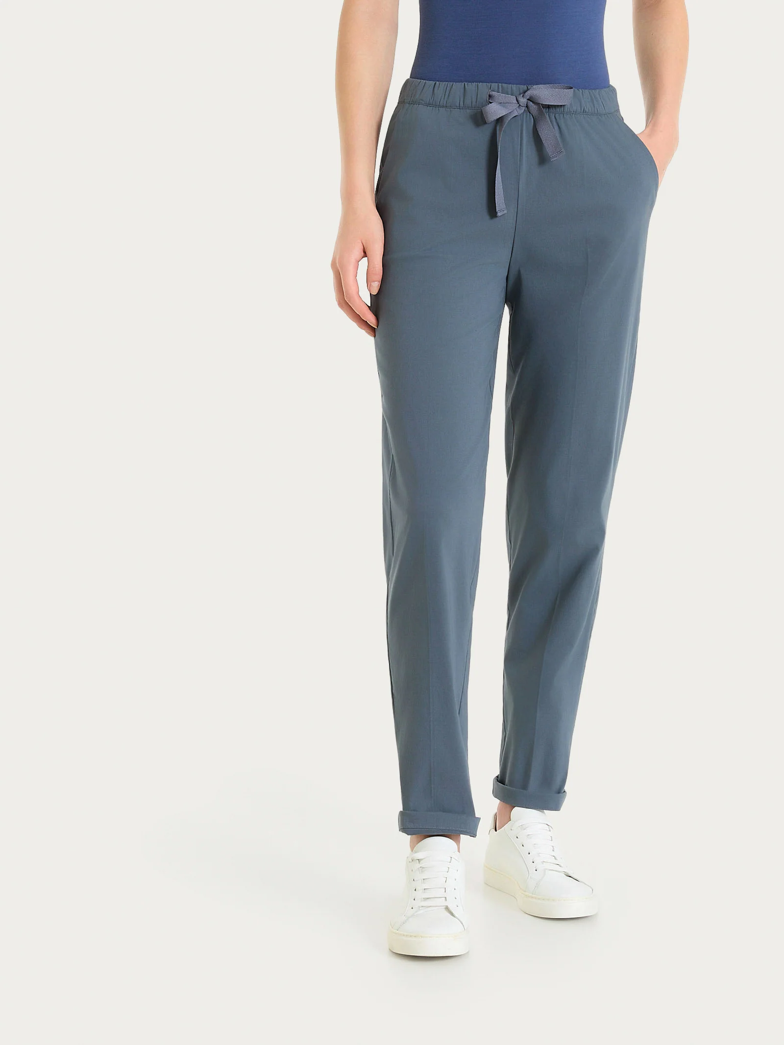 Pantalone jogger con tasche in Super Fresh - Turbulence