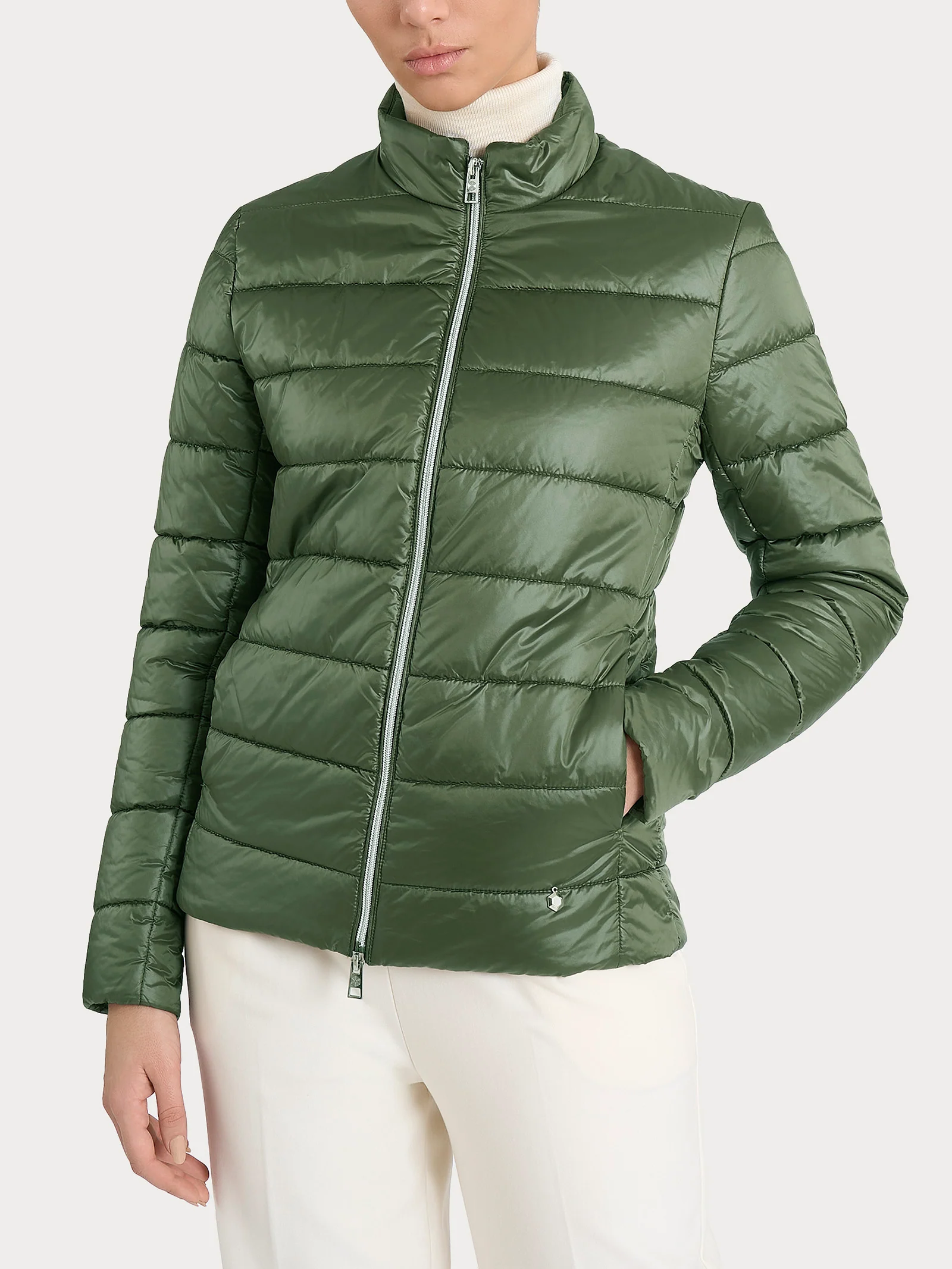 Piumerino shiny 100 grammi imbottito in lana - Bronze Green