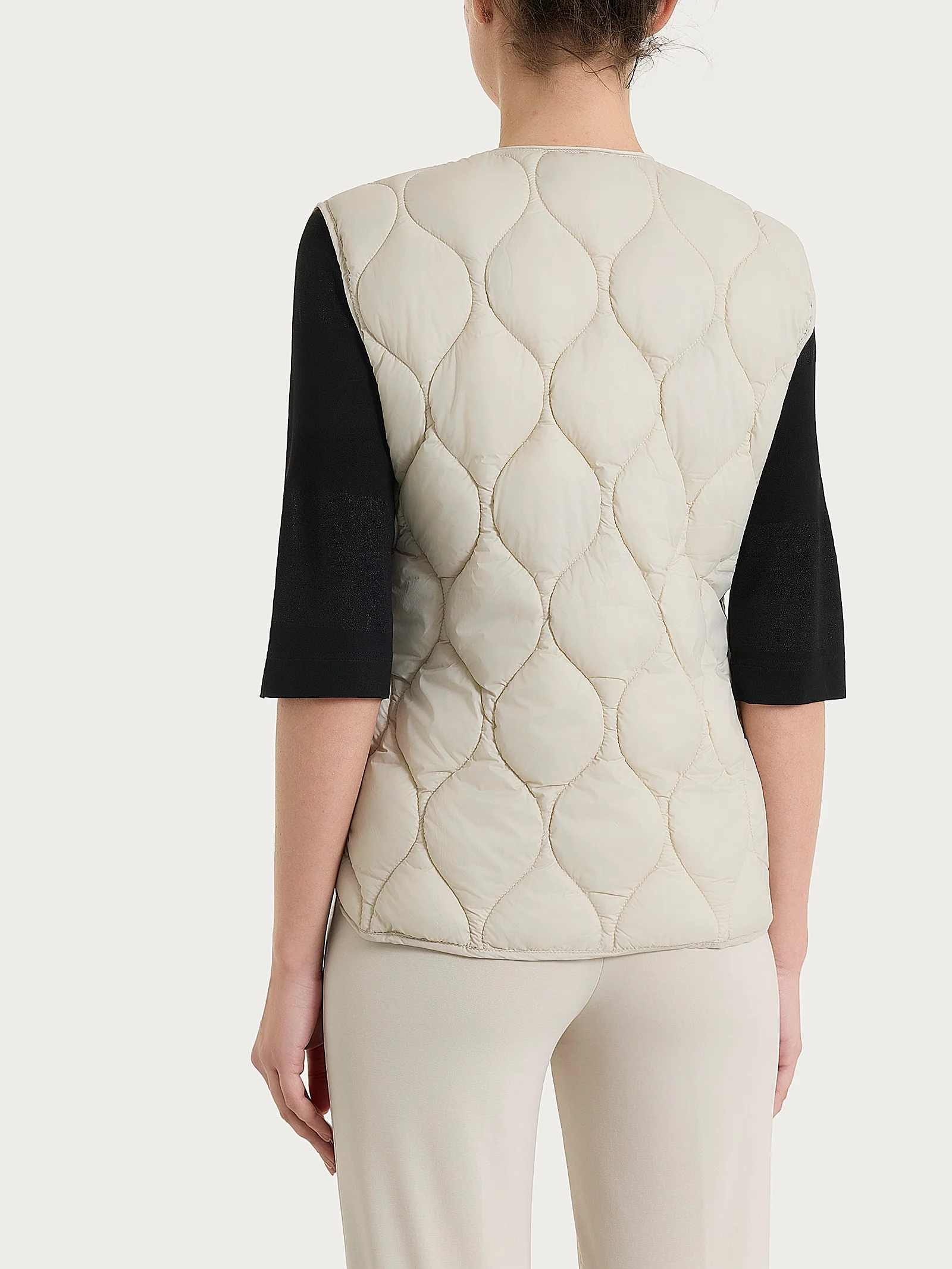 Piumino Smanicato Onion Quilt - Champignon - Image 2