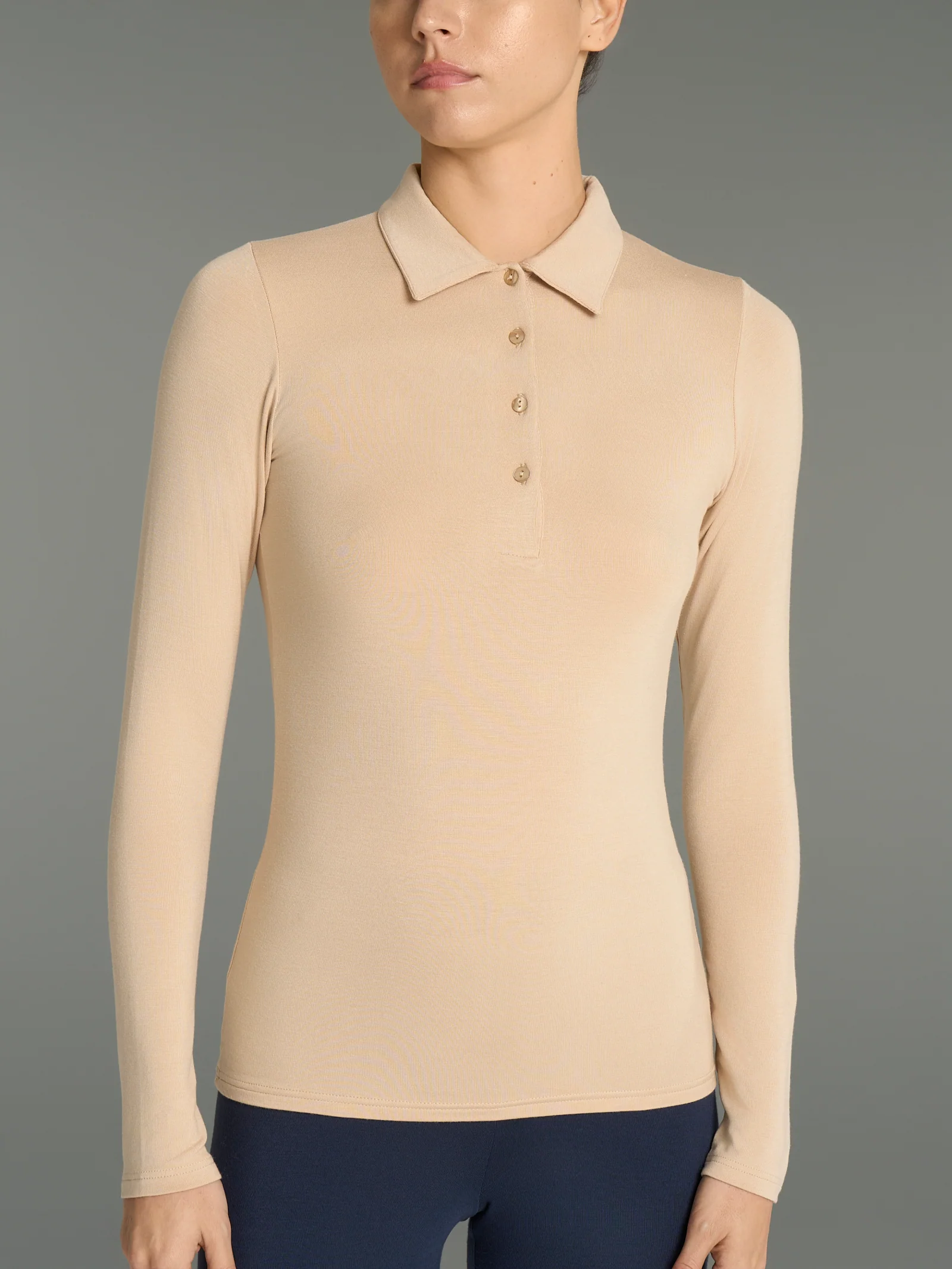 Polo in Eco Viscosa - Irish Cream