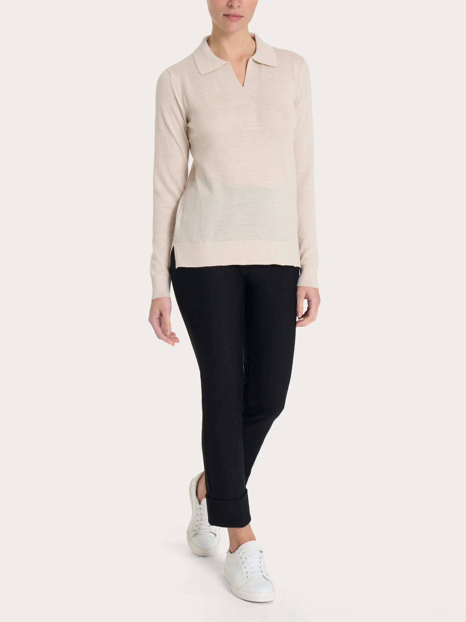 Polo in Merino Soft - Kombu Green - Image 3