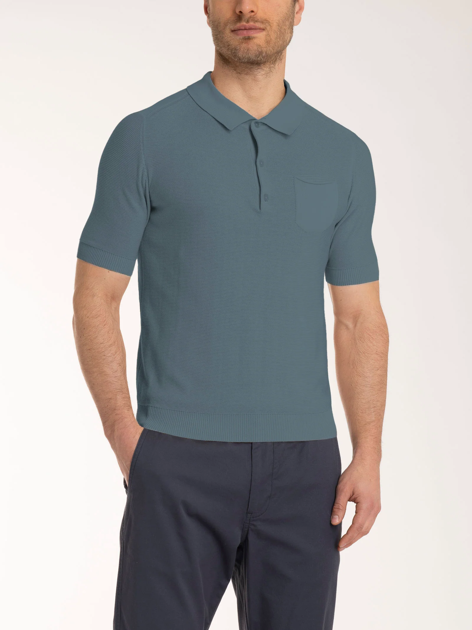 Polo Punto Links in puro cotone - Stormy Weather