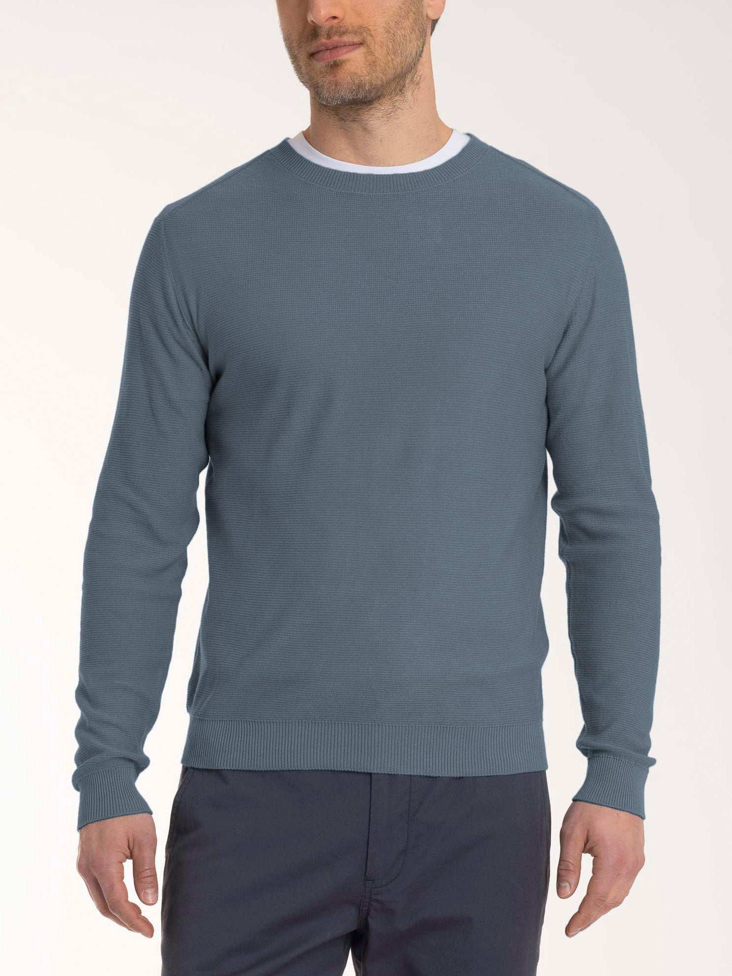 Pull girocollo Punto Links in puro cotone - Stormy Weather