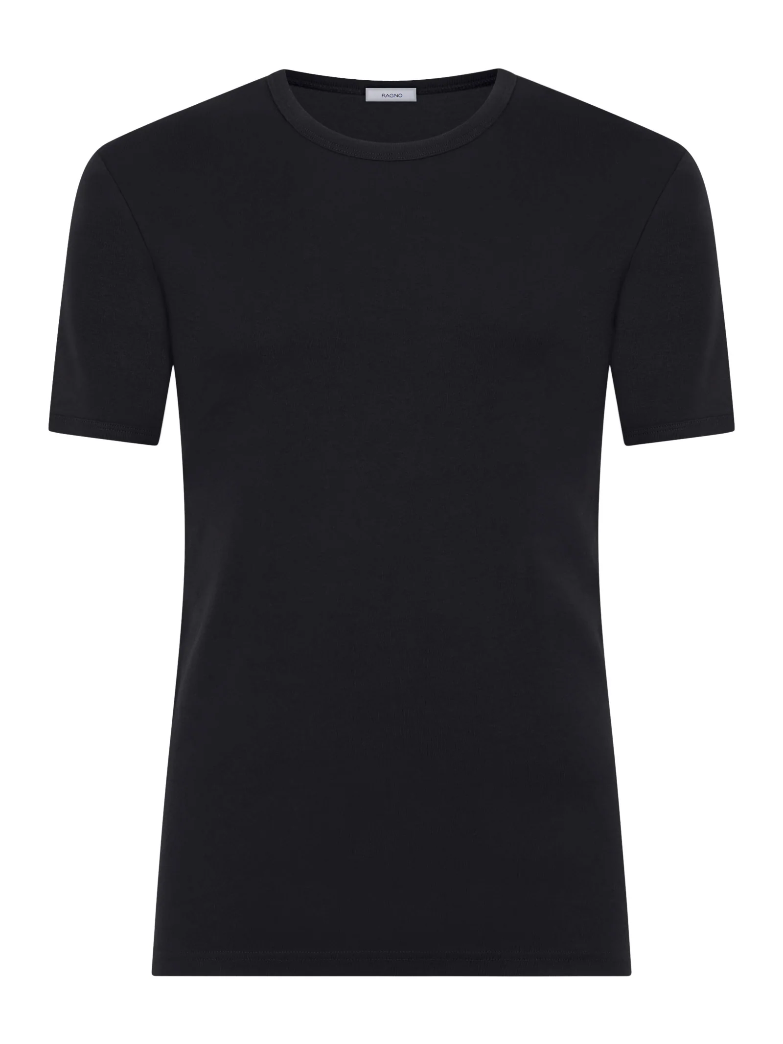 Thermo Cotton - Maglietta girocollo a manica corta in caldo cotone - Nero