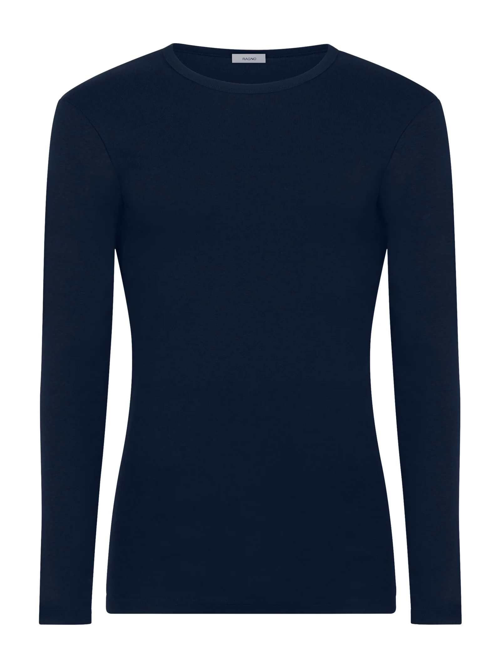 Thermo Cotton - Maglietta girocollo a manica lunga in caldo cotone  - Bleu
