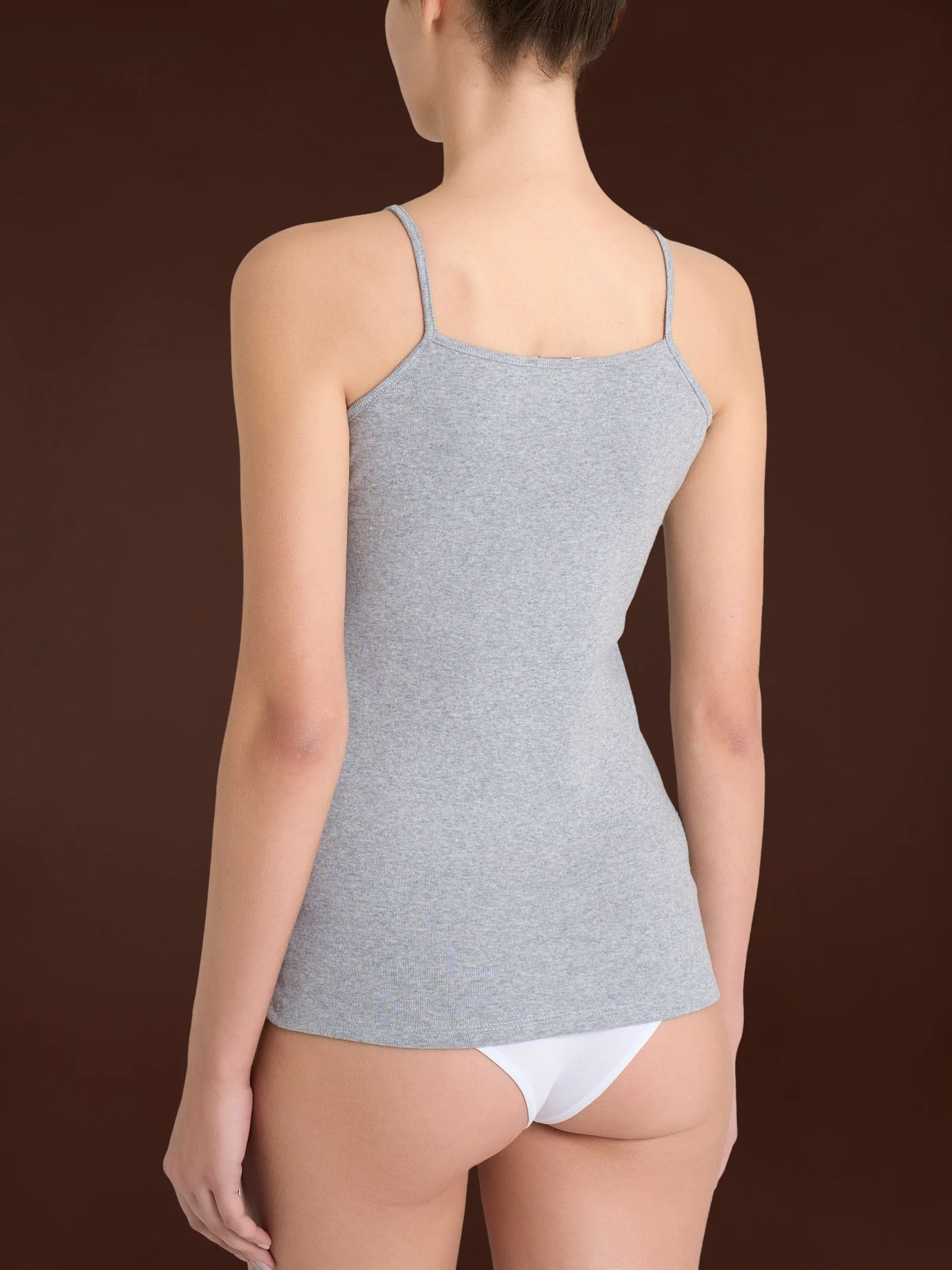 Thermo Cotton - Top in caldo cotone  - Argento Mel. - Image 2
